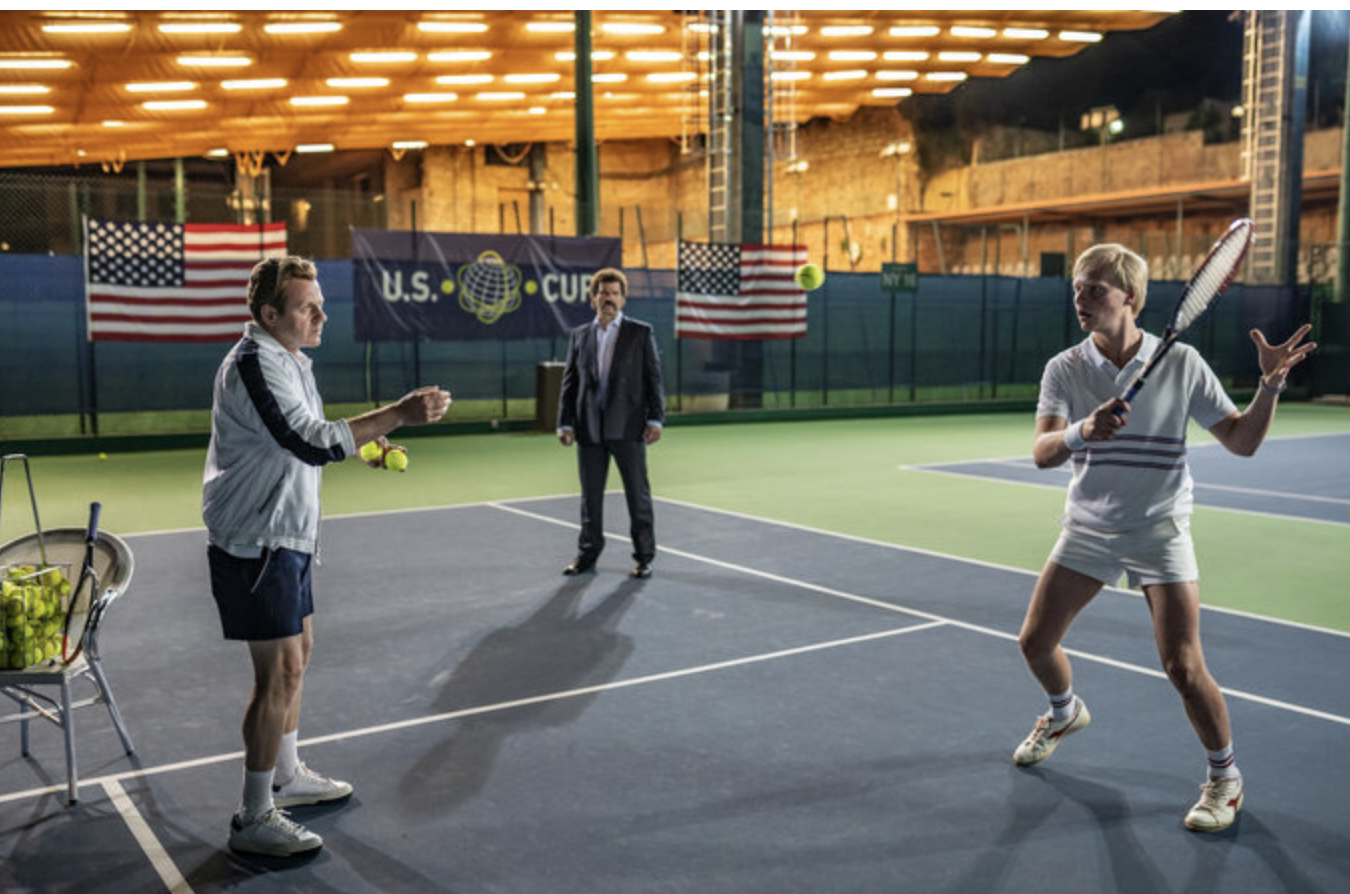 Picture of the Champion playing Tennis: Boris Becker